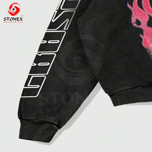 เสื้อมีฮู้ดสำหรับผู้ชายเสื้อฮู้ดปักลายโลโก้ออกแบบได้ตามต้องการ - Product Image 6