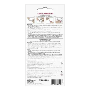 Kit de manucure en gel portable en une étape avec un design luxueux de pétales de fleurs, ensemble de nail art DIY pour l'application de vernis, logo personnalisé - Product Image 3