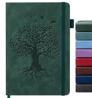 Carnet de notes ligné A5 Xindars, 100 feuilles, 80g, avec élastique, couverture rigide en cuir, journal scolaire et professionnel