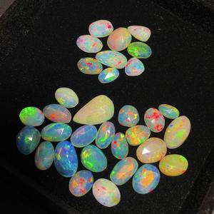 โอปอลเวโลธรรมชาติจากเอธิโอเปีย ทรงโรสคัท พลอยหลวม หลากสี สำหรับโรงงานผลิตเครื่องประดับ ขายส่ง ส่งออก - Product Image 2