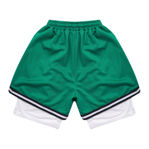 2025กางเกงกีฬาขาสั้นแบบตาข่ายแห้งเร็วของผู้ชายกางเกงขาสั้นผ้าโพลีเอสเตอร์มีกระเป๋าแนวสตรีทสูง100% วิ่งยิมลำลองสำหรับผู้ชาย - Product Image 2