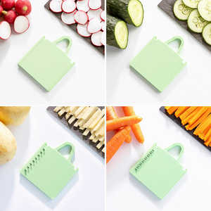 Slicer à légumes pliable 5-en-1 <span class=keywords><strong>InnovaGoods</strong></span> Slichen, mandoline écologique et sûre, hachoir à fruits et légumes pour les carottes et plus encore - Product Image 4