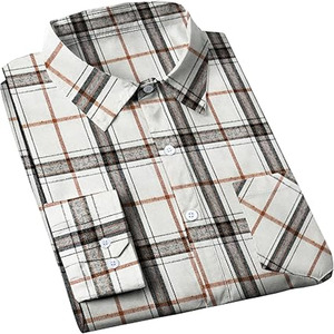 Chemise en flanelle pour homme, design très demandé, prix raisonnable, anti-froissement, vente chaude, manches longues, avec tissu dernier cri - Product Image 3