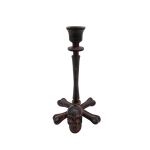 Bougeoir conique en métal décoratif de table de haute qualité fini antique pour la maison décoration d'halloween bougeoir fait à la main - Product Image 1