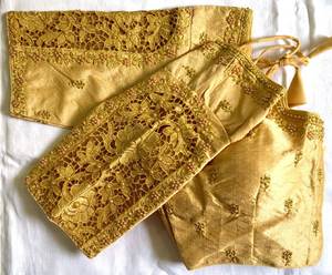 Hermosa Blusa Con Trabajo Hecho A Mano, Zari Y Trabajo De Hilo - Product Image 3