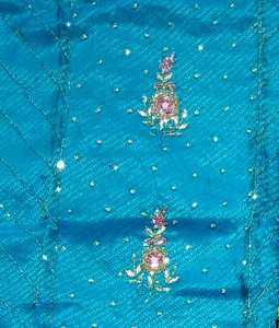 Trajes de mujer de moda india bordados a mano sin costuras de diseñador moderno Material de organza para fiestas de estilo tradicional - Product Image 3