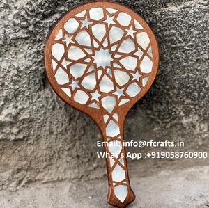 Mini espejo cosmético Espejo de maquillaje de bolsillo de mano para belleza y retoques - Product Image 4