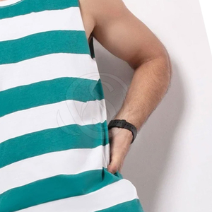 Camiseta sin Mangas de Punto Casual para Hombre, Venta Directa de Fábrica, Alta Calidad, 100% Algodón, Transpirable, Secado Rápido, Personalizable, para Gimnasio y Ejercicio - Product Image 5
