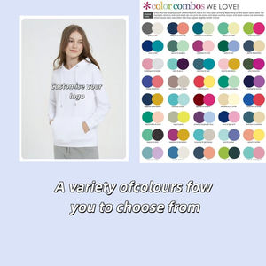 เสื้อฮู้ดหนาทรงหลวมสำหรับผู้หญิงกำหนดได้เองสวมใส่สบายโอเวอร์ไซส์ - Product Image 4