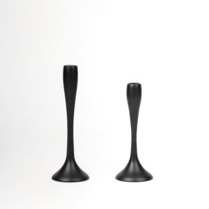 Ensemble de bougeoirs suspendus ensemble nordique géométrique mariage conique noir bougeoirs support de bougie en métal pour la décoration intérieure - Product Image 1