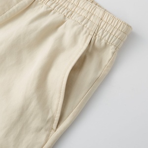 Pantalones cortos transpirables de algodón 100% personalizados al por mayor con trabillas para el cinturón, pantalones cortos con cordón y cintura elástica para exteriores para hombre, envío DDP - Product Image 3