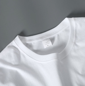 Oem Customized logo Design Heavy 220g Trendy Cotton <b>T</b>-<b>shirt</b> Round Neck Cultural <b>Shirt</b> <b>White</b> Thickened <b>T</b>-<b>shirt</b> for <b>men</b> - Product Image 4