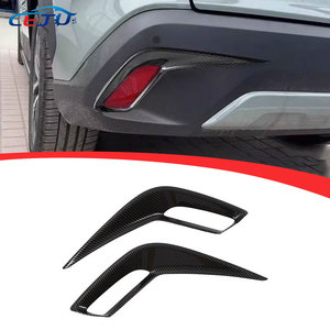 Kits de carrocería de coche con aspecto de fibra de carbono ABS, parachoques trasero, luz antiniebla, tapas de cubierta de lámpara para Toyota Corolla Cross X SUV XG10 2020-2025 - Product Image 1