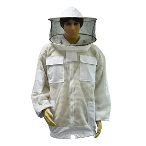Professional Customized High Quality Ventilated Beekeeping Suit Round Hood Bee Protection Beekeeping Suit