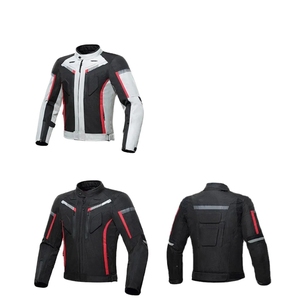 Chaqueta textil de lona personalizada para motocicleta con logotipo frontal de cuello levantado, nuevo equipo de protección para motocicleta al por mayor - Product Image 2