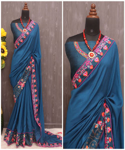 Yellow Color Heavy Embroidered Pearl Work Indian Ladies Ready Wear New Designer Modal Viscose <b>Sari</b> <b>Blouse</b> Luxury Wedding Wear - Product Image 5