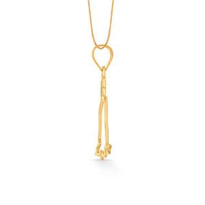 Pendentif religieux unisexe Swami Smarth en or jaune, style ethnique, cadeau - Product Image 3