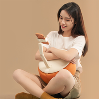 Support de téléphone portable flexible et pliable universel breveté, rotation à 360 degrés, en cuir PU souple