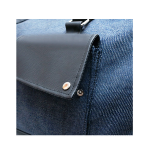 Bolsa de lona de fútbol resistente con logotipo personalizado con compartimento para zapatos, material de nailon y cierre de cremallera - Product Image 4