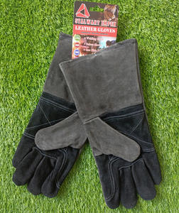 Gants de soudage en cuir résistant à la chaleur Doublure Logo personnalisable - Product Image 2