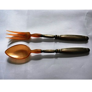 Juego de utensilios para ensalada de acacia, hechos en India, ecológicos, aptos para lavavajillas, para el hogar y la cocina. - Product Image 1