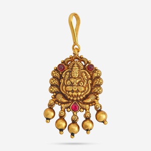 Tikka en argent de style temple, bijou de collection culturelle 185479 - Product Image 1