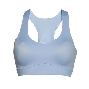 <b>100</b>%Polyester Quick Dry wear new style cheap price soft Sports Bra Waterproof Fabric Gym breathable top OEM Service Sports Bra - Product Image 1