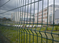 Clôture en fil métallique soudé incurvé 3D, panneau de treillis métallique courbé 3D, clôture de jardin de sécurité extérieure à domicile avec cadre en fer, matériau métallique en PVC