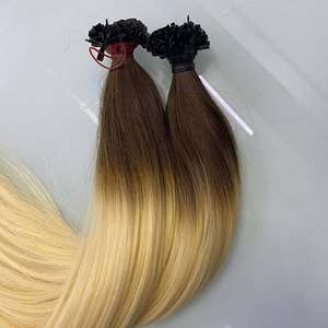 Haute qualité pointe plate Extensions de cheveux vietnamiens vierge humaine italienne kératine cuticule aligné Double dessiné usine exportation directe - Product Image 4