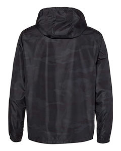 Vêtements d'extérieur Prix bas Léger Noir Camouflage Fermeture éclair devant Coupe-vent Imperméable Doublure en maille Anorak Vestes - Product Image 4