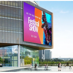 Cửa hàng phía trước mở đầy đủ màu sắc độ sáng cao ánh sáng mặt trời có thể đọc được <span class=keywords><strong>LED</strong></span> hiển thị bảng điều khiển màn hình SMD 4 mét ngoài trời P4 biển quảng cáo Đăng - Product Image 1