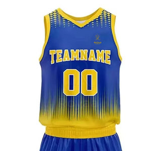 Uniforme de basket-ball léger et confortable, faible MOQ, prix bas, taille personnalisée, uniforme de basket-ball en vente - Product Image 5