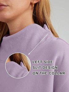 Sudadera holgada con estilo para mujer, Top de mezcla de algodón para la temporada de otoño e invierno - Product Image 2