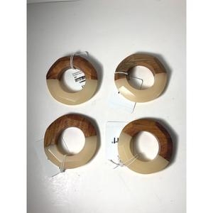 Resin Napkin Rings with Antique-inspired <b>Gold</b> <b>Trims</b> & Adding a Vintage Charm to Your Table for Formal Dinners and Events - Product Image 4