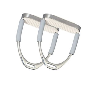 Nouvelle arrivée Polo équitation étriers en acier inoxydable léger réglable poignée de sécurité durable équestre usine OEM - Product Image 3