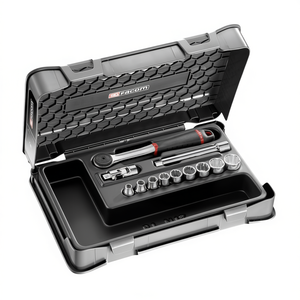 Facom <b>12</b>-Piece 3/8'' Inch <b>12</b>-<b>Point</b> <b>Sockets</b> Set - Product Image 2