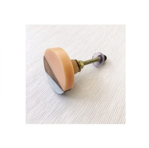 Poignées de meubles en bois et résine, boutons faits à la main, quincaillerie de haute qualité pour tiroirs, armoires, portes de cuisine, boutons de porte - Product Image 4