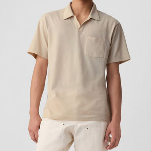 เสื้อสำหรับผู้ชายผ้าสแปนเด็กซ์/ โพลีเอสเตอร์ระบายอากาศโลโก้สีทึบป้องกันการเกิดก้อนขนาดใหญ่พิเศษ - Product Image 5