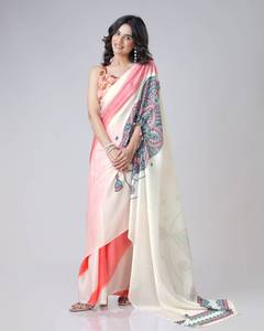 Collection exclusive de vêtements de soirée de créateur Saree disponible au tarif de gros pour une tenue décontractée et une tenue occasionnelle - Product Image 3