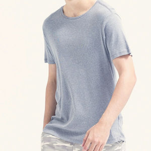 T-shirt uni pour hommes au design unique et personnalisé Prix de gros OEM Vente en gros T-shirt imprimé personnalisé T-shirt de fitness pour hommes - Product Image 2