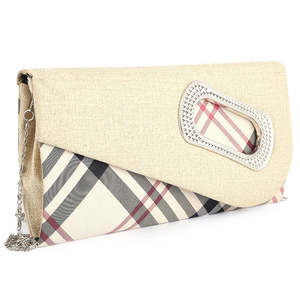 Bolso de mano elegante para mujer 9074 - Color Fawn - Product Image 1
