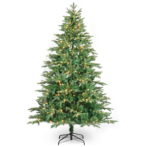 Árbol de Navidad con Ramas Antiarrugas para Decoración de Escenas Festivas de Librerías, 6 pies - Product Image 3