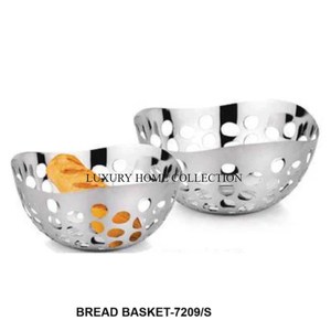 Belle nouvelle corbeille à fruits et pain en fer à 2 niveaux conçue pour compléter les paramètres de cuisine modernes et vintage - Product Image 4