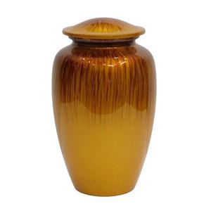 Urnes funéraires en aluminium pour adultes de Style moderne classique avec pierre noire finie pour les cendres humaines Fournitures funéraires en métal - Product Image 3