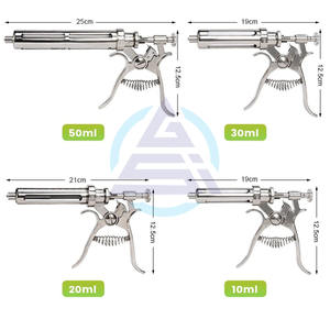 Jeringa Automática Continua de 10/20/30/50 ml con Agujas Ajustables para Inyección de Vacunas en Ganado, Cerdos, Vacas, Ovejas y Pollos - Product Image 6