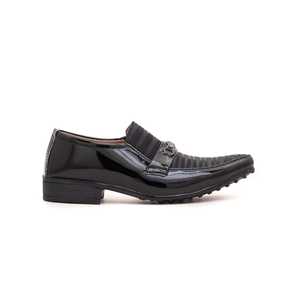 Chaussures formelles en cuir noir pour hommes confortables KD0706 Semelle extérieure Oxford à bout fermé pour le bureau ou le mariage - Product Image 3