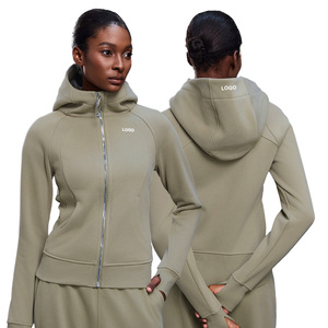 Top haute qualité élégant femmes sweats à capuche en gros nouvelle conception personnalisée femmes sweats à capuche couleur unie femmes sweats à capuche - Product Image 5