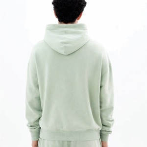 Sudaderas con Capucha Personalizadas de Algodón 100% Pesado, Estilo Urbano, Hombros Caídos, Bordado de Logotipo Personalizado, 450GSM, Felpa, Unisex - Product Image 4