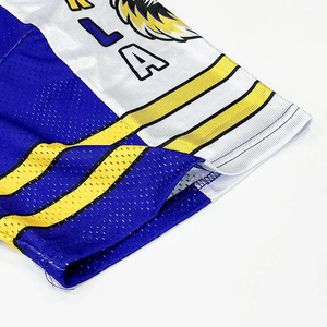 Custom Made Luxury Streetwear Oversized V Neck Soccer Cropped Boxy Cropped T <b>Shirt</b> Mesh Football Jersey For <b>Men</b> - Product Image 5