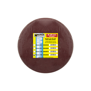 Ricambio Lija con Velcro per Smerigliatrice O/ 180 mm. Grano 180 (10 Pezzi) - Product Image 4
